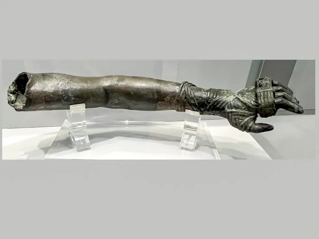 Antikythera Shipwreck: Unearthing Ancient Secrets & The First Computer - Left Arm of Boxer - Antikythera Wreck - National Archaeological Museum Athens